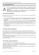 Preview for 21 page of Reverberi MATIKA Operation And Maintenance Manual