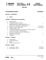 Preview for 137 page of Revere Coastal Commander 2.0 Service Manual