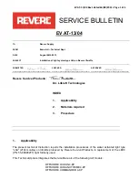 Preview for 7 page of Revere COASTAL CRUISER 6P Service Manual