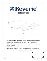 Reverie 3EM Owner'S Manual preview