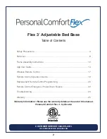 Preview for 2 page of Reverie Personal Comfort Flex 3 Owner'S Manual And Reference Manual