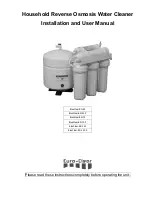 Reverse Osmosis BlueClear-RO-50 Installation And User Manual preview