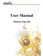 Reverse Tap V20 User Manual предпросмотр