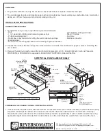 Preview for 2 page of Reversomatic 4000-250ES2 Installation And Operating Instructions