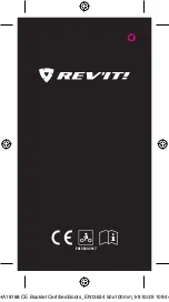 REV'IT COMPASS H2O Manual preview