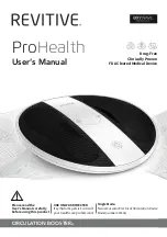 Предварительный просмотр 1 страницы Revitive ProHealth User Manual