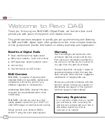 Предварительный просмотр 4 страницы Revo Blik DAB+ Operating Manual