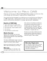 Предварительный просмотр 4 страницы Revo Mondo DAB Operating Manual