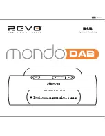 Предварительный просмотр 33 страницы Revo Mondo DAB Operating Manual