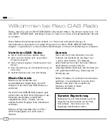 Предварительный просмотр 36 страницы Revo Mondo DAB Operating Manual