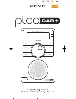 Предварительный просмотр 1 страницы Revo pico DAB+ Operating Manual