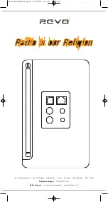 Предварительный просмотр 64 страницы Revo Pico RadioStation Operating Manual