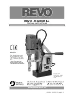 Предварительный просмотр 1 страницы Revo R322 Original Instructions Manual