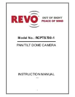 Предварительный просмотр 1 страницы Revo RCPTS700-1 Instruction Manual