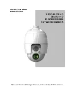 Предварительный просмотр 1 страницы Revo REHSPTZ30-1 Instruction Manual