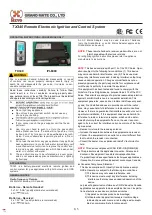 Preview for 1 page of Revo TX340 Operating Instructions