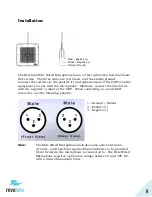 Предварительный просмотр 9 страницы Revolabs 01-EWM-DR-BLK Installation And Operation Manual