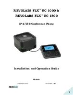 Revolabs FLX UC 1000 Installation And Operation Manual предпросмотр