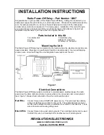 Preview for 1 page of Revolution Electronics 12007 Installation Instructions