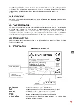 Предварительный просмотр 9 страницы Revolution 999570 Manual