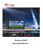 Preview for 1 page of Revolution Revosys X500 Operating Manual