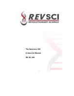 Предварительный просмотр 1 страницы Revolutionary Science RS-SC-200 Instruction Manual