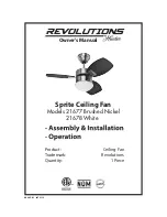 Revolutions 21677 Owner'S Manual preview