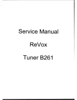 Revox B261 Service Manual предпросмотр