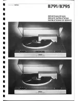 Preview for 2 page of Revox B791 Service Instructions Manual