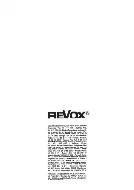 Preview for 147 page of Revox Broadcast 16 Operation And Service Instructions Manual