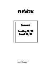 Revox inceiling 50 Manual предпросмотр