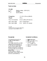 Preview for 15 page of Revox M 203 User Manual