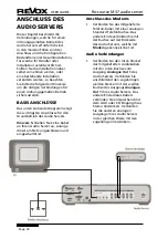 Preview for 29 page of Revox M37 MKII User Manual