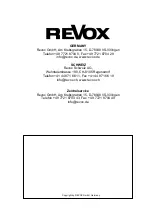 Preview for 154 page of Revox M37 MKII User Manual