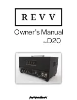 REVV D20 Owner'S Manual предпросмотр