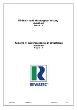 Rewatec AutoReel Assembly And Mounting Instructions preview