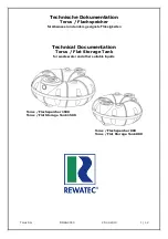 Rewatec Torus 1500 Technical Documentation Manual preview