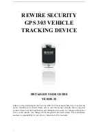 Preview for 1 page of REWIRE SECURITY GPS 30 Detailed User Manual