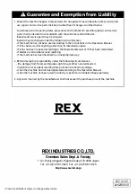 Предварительный просмотр 18 страницы REX RG-RH Operation Manual