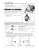 Preview for 10 page of REX RG150 Operation Manual