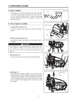 Предварительный просмотр 16 страницы REX RG150 Operation Manual