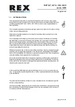 Предварительный просмотр 9 страницы REX RVF 327 Manual