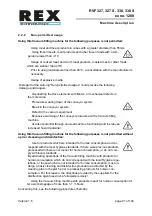 Предварительный просмотр 21 страницы REX RVF 327 Manual