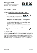 Предварительный просмотр 30 страницы REX RVF 327 Manual