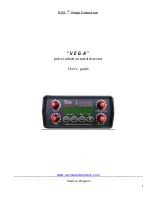 REX Vega User Manual preview