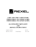Rexel LM35 Service Instructions Manual preview