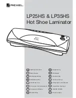 Rexel LP25HS Operating Instructions Manual preview