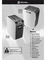 Rexel Mercury RDS 2050 Instruction Manual preview