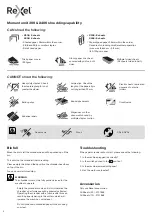 Preview for 6 page of Rexel Momentum X308 Instruction Manual