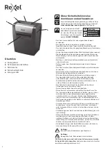 Предварительный просмотр 8 страницы Rexel Momentum X308 Instruction Manual